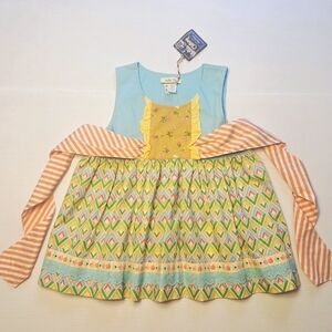 Matilda Jane Talent Show Shasta Swing Top It's A Wonderful Parade Size 8.